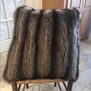 Fox Fur Pillow